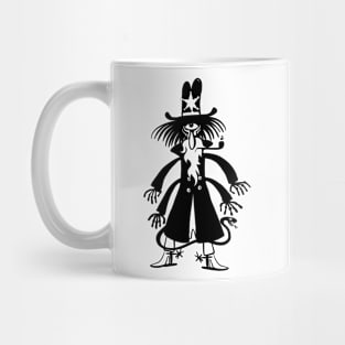 mustachioed sheriff representative of the law swift as a snake Mug